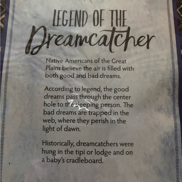 Azure Feather Dreamcatcher by Indian School - Picture 5 of 6